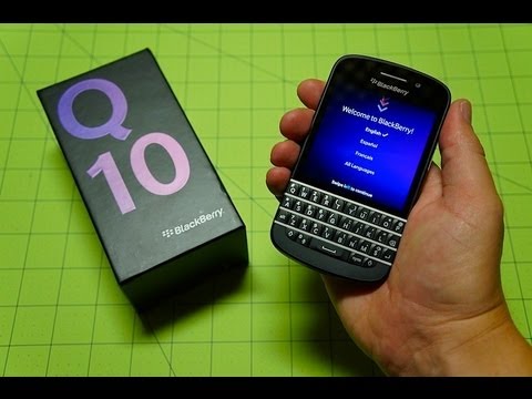 Blackberry q10 unboxing