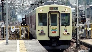 preview picture of video '近鉄1400系(VW33編成) 美し国おこし三重ラッピング編成@伊勢中川'
