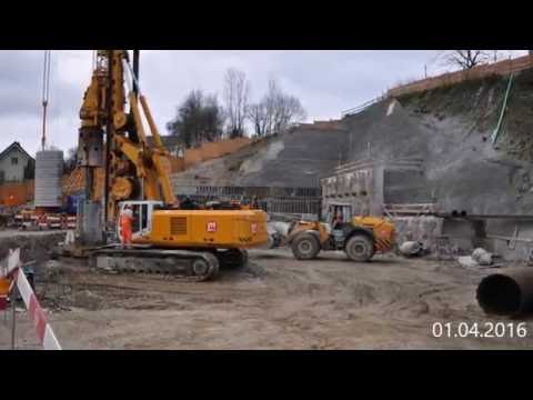 SBB Baustelle Eppenbergtunnel Olten Aarau Westportal 2016.03-05