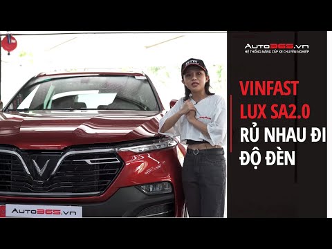 Độ đèn VinFast Lux SA 2.0 với X-Light V30L và G-LED X