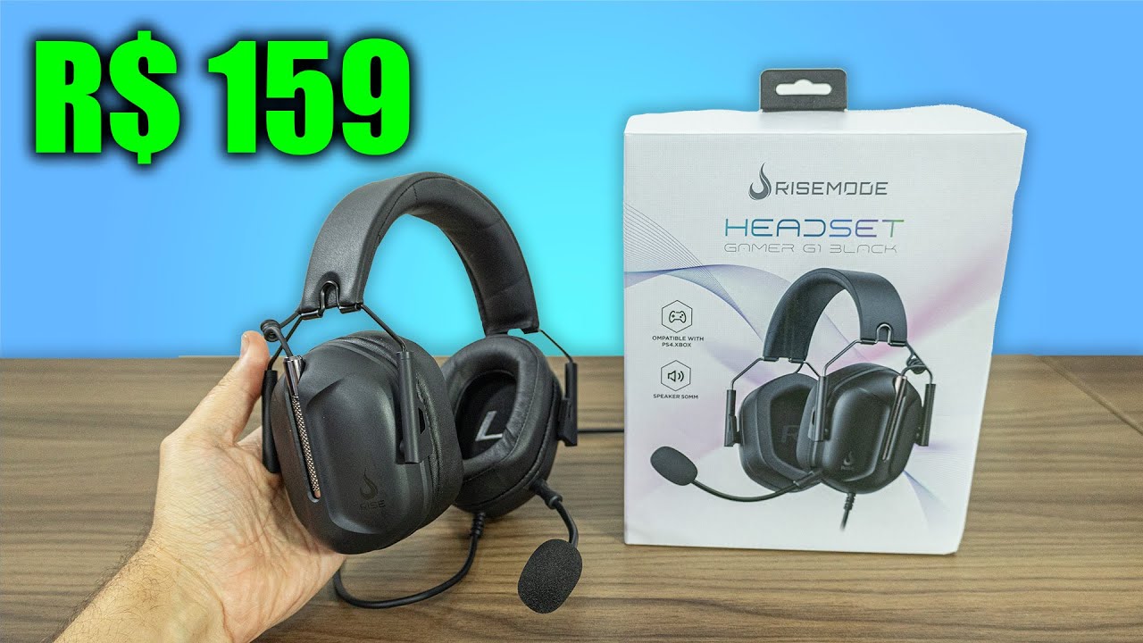 HEADSET GAMER CUSTO BENEFÍCIO PRA JOGAR E FAZER LIVES, RISE MODE G1