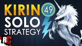 How to defeat KIRIN SOLO (HR 49 Strategy) | Monster Hunter World (Loadout + Armor Strategy)