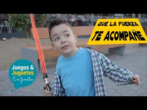 Videos De Star Wars // ESPADA LASER Y PELÍCULA EL DESPERTAR DE LA FUERZA.