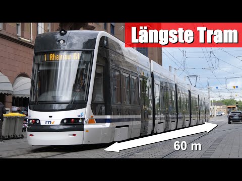 Die LÄNGSTE Straßenbahn der WELT fährt JETZT in Mannheim | Skoda 38T