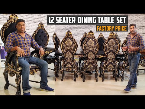 YT1030 12-Seater Dining Table Set - Paint, Types and Finishes Explained - Dining Table - Aarsun Video