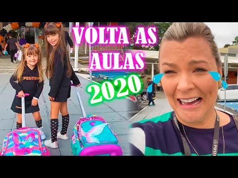 LAURINHA AND HELENA ON THE FIRST DAY OF SCHOOL - BACK TO SCHOOL VLOG 2020 - JÉSSICA GODAR