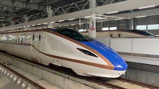 【北陸新幹線】敦賀駅の新幹線発着シーン