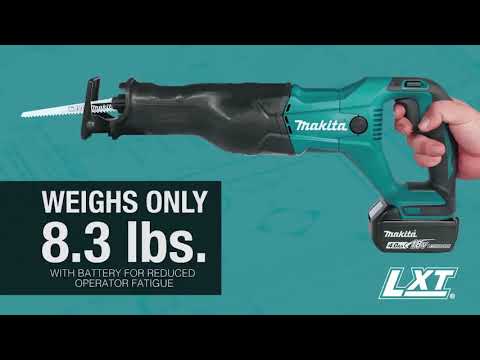 Makita DJR186RT akumuliatorinis stūmoklinis pjūklas video