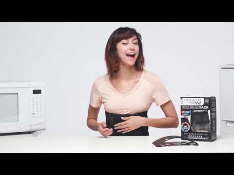 Copper Fit™ Rapid Relief Hot and Cold Back Wrap with Lumbar Support