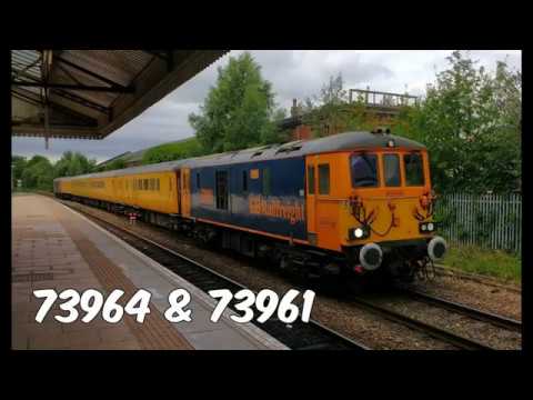 Wrexham General 3.7.2017 - GBRF 73964 & 73961 on test train - Class 73