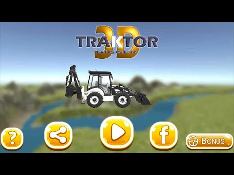 Traktor Digger 3D Video