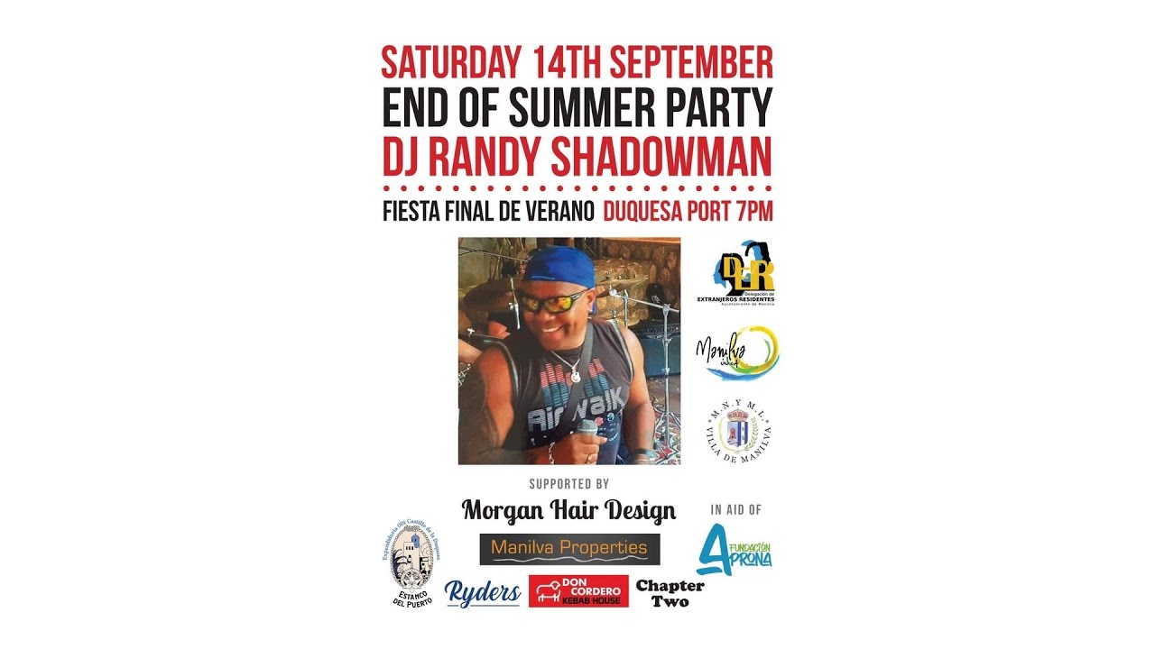 La End Summer Party será el próximo 14 de septiembre