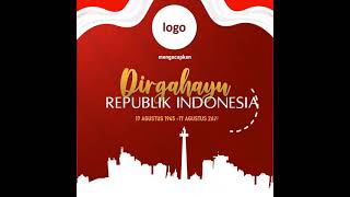 Download lagu Video Ucapan Kemerdekaan RI KE 76  | 089605167909 #HUTRIKE76 mp3