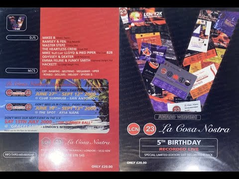 Masterstepz & Mc Dollars - La Cosa Nostra 5th Birthday 2000 [Garage]