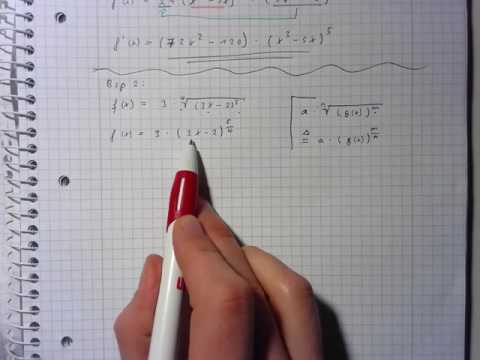 Ableiten mit der Kettenregel - Wurzelfunktionen