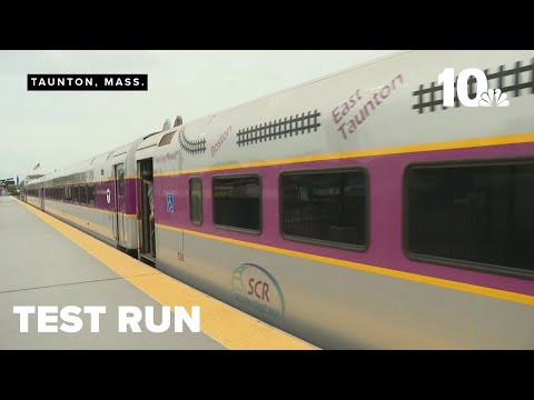MBTA tests trains on South Coast Rail