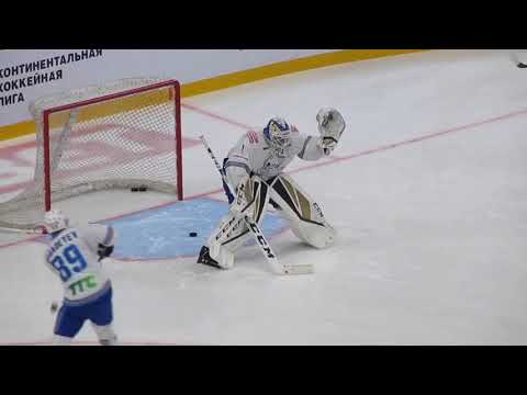 Edward Pasquale № 80 and Henrik Karlsson № 1 pre game warm up