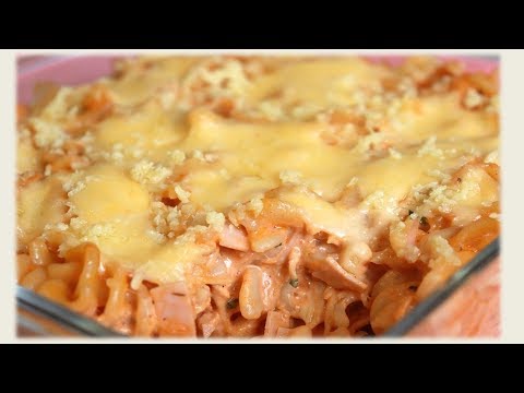 MACARRÃO DE FORNO CREMOSO COM FRANGO MUITO FÁCIL