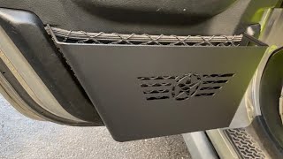 Easy to install metal door storage bins for your Jeep Wrangler JK/JL