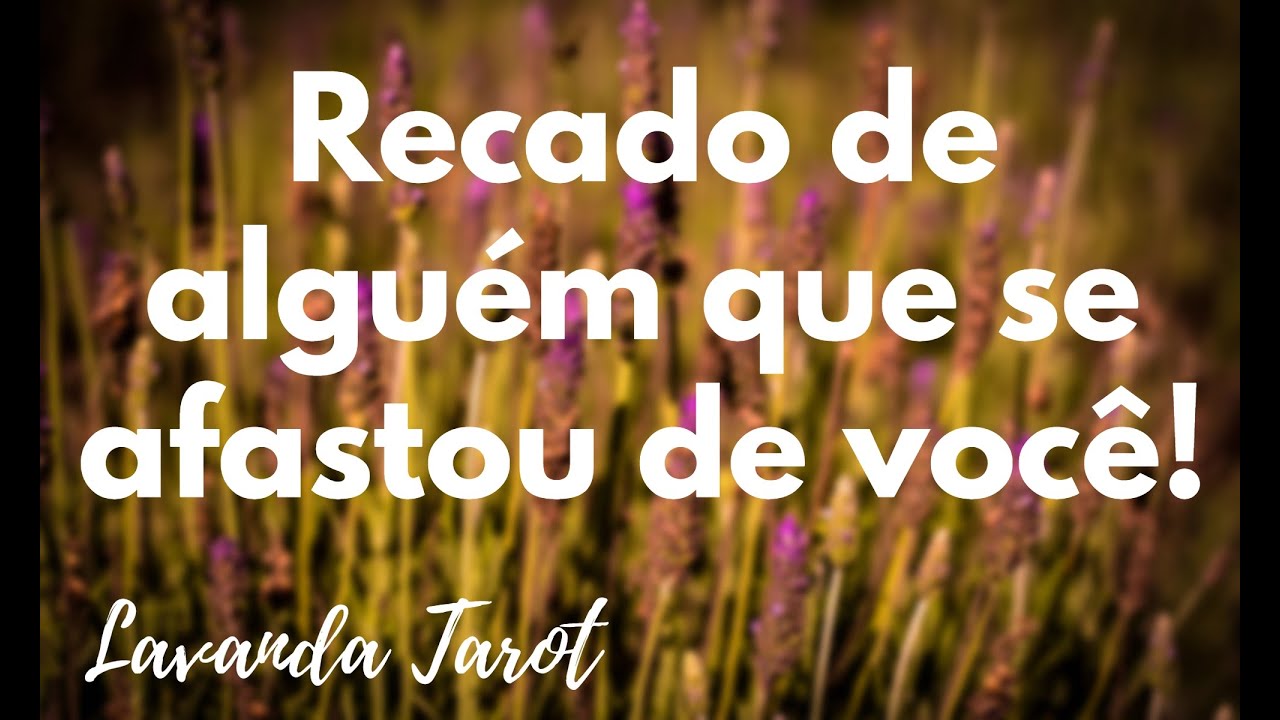 #tarot 💜💌 Recado de alguém que se afastou de você! 💜💌