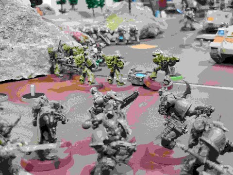 8th Ed. 40k Battle Report - ZuluNet Mod: Death Guard vs Iron Hand Space Marines