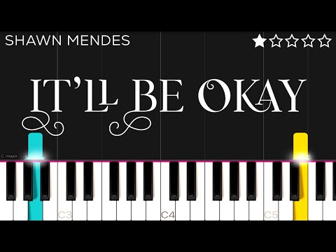 Shawn Mendes - It’ll Be Okay | EASY Piano Tutorial