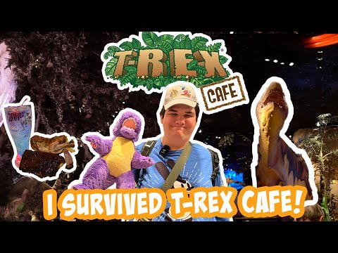I Survived T-Rex Cafe! - Dinner Adventure & Full Review - Disney Springs | Disney World 2024