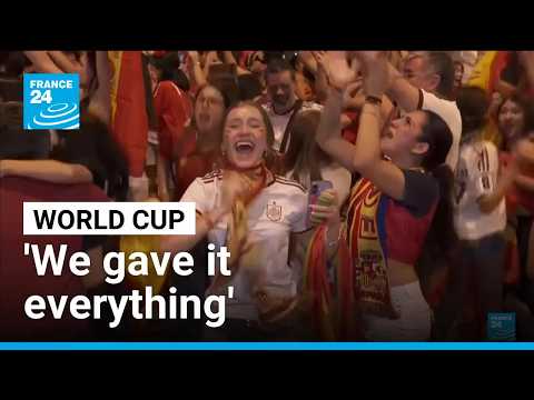 'We gave it everything': Fans react to World Cup final game