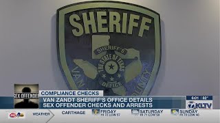 Van Zandt County Sheriff’s Office says widespread sex offender investigations led to 20 arrests