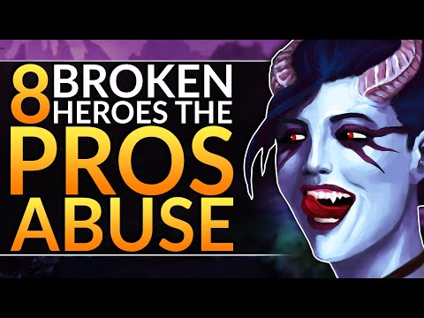 Top 8 SUPER BROKEN Heroes PRO's Are ABUSING: NEW 7.25 Meta BEST PICKS - Dota 2 Guide