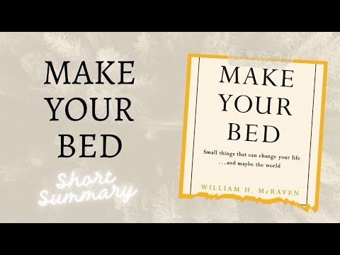 Make Your Bed by William H. McRaven Book Summary