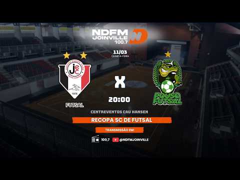 AO VIVO E COM IMAGENS [CABINE]: JEC/KRONA x POUSO REDONDO | FINAL - RECOPA SC DE FUTSAL