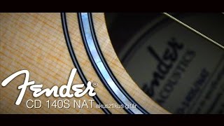 Video thumbnail for Fender CD-140S NAT akusztikus gitár by HangszerPláza