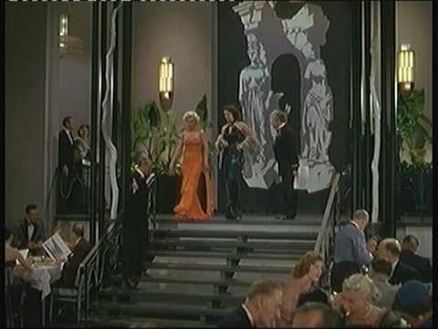 Gentlemen stare at Jane Russell and Marilyn Monroe.mpg