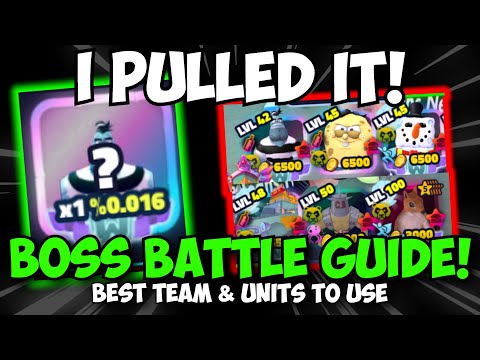 I PULLED THE 0.016% PRISMATIC + New Best Boss Battle Team!