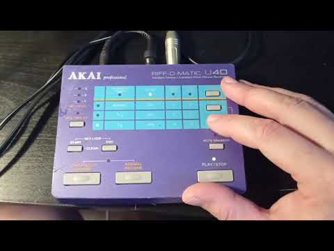 Akai U40 Riff-O-Matic Variable Tempo Phrase Lo-Fi Sampler image 5