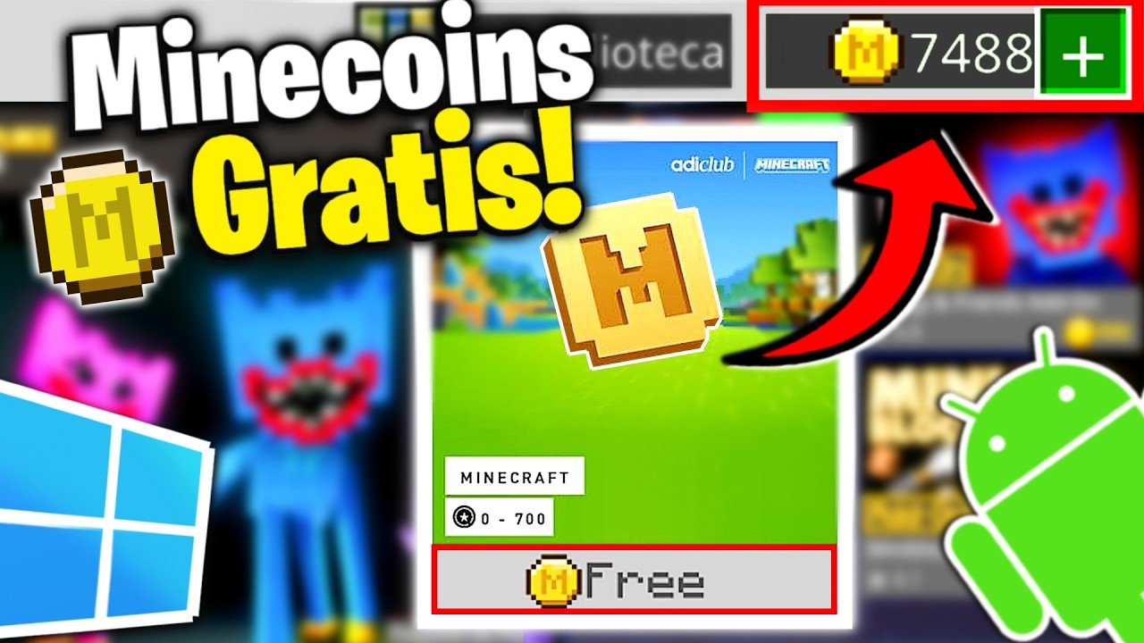 ✅ Cómo CONSEGUIR MINECOINS GRATIS en MINECRAFT PE 🪙| (TIENES POCO TIEMPO⏰)