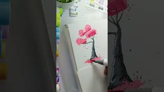 Testing Ohuhu alcohol markers 😱 | Art Supply Review #shorts