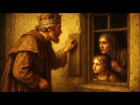 Przebrany król zapukał do drzwi wdowy, prosząc o pracę — to, co stało się potem, zmieniło wszystko