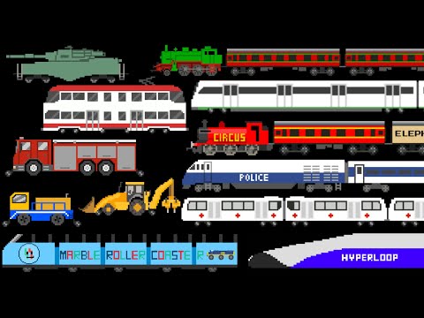 Railway Vehicles 4 - @TheKidsPictureShow 