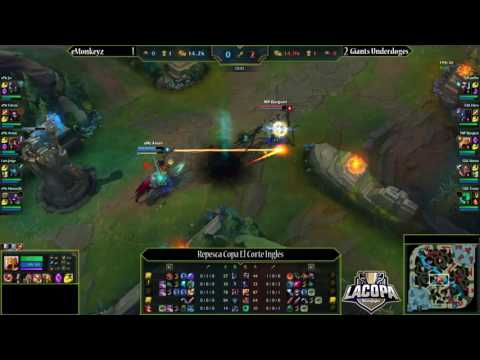 Giants Underdoges vs eMonkeyz - Partida 3 - Fancast Repesca Copa de La Liga El Corte Inglés