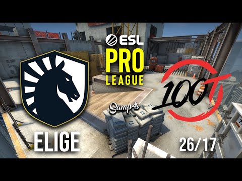 Team Liquid EliGE POV (26/17) vs 100 Thieves (de_vertigo) - ESL Pro League North America S12
