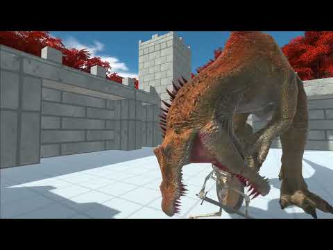 X2 INFERNALS + SCOURGE VS SPINOSAURUS + ALL CARNIVORE - ANIMAL REVOLT BATTLE SIMULATOR
