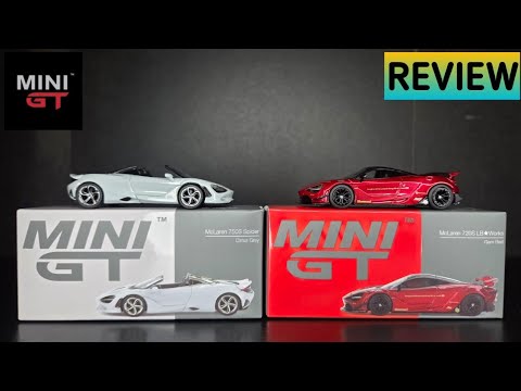 Feature Image thumbnail for the video blog Mini GT - McLaren 720S LB Works & McLaren 750S Spider - REVIEW by  booster_diecast