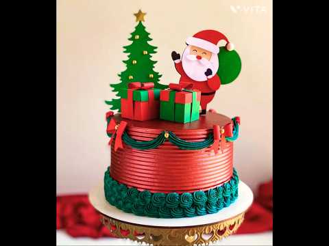 #cakedesign #xmas #cakedecorating #cake