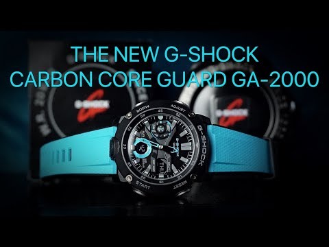 The New G-Shock GA-2000 - Carbon Core Guard!