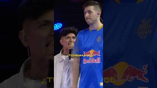 LANZÓ EL CINTURÓN AL PÚBLICO 😱😱😱 #shorts #freestyle