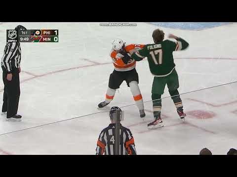 Zack MacEwan vs Marcus Foligno Jan 26 2023