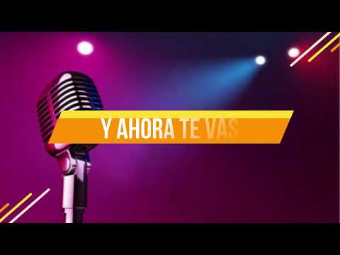 Los Bukis- Y ahora te vas Pista Karaoke Original