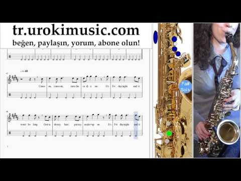 Saksafon tenor Nasıl Çalınır Sia - Cheap Thrills Tablatura Bölüm#2 um-i723